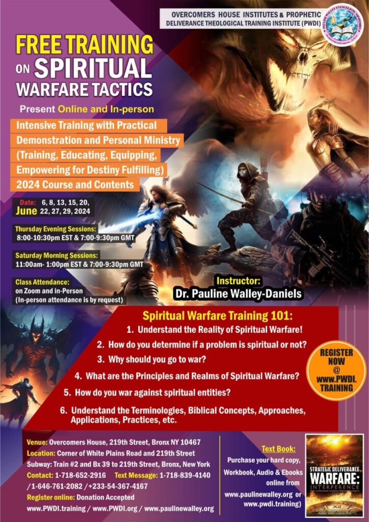 Free Training On Spiritual Warfare Tactics