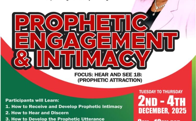  Prophetic Engagement and Intimacy